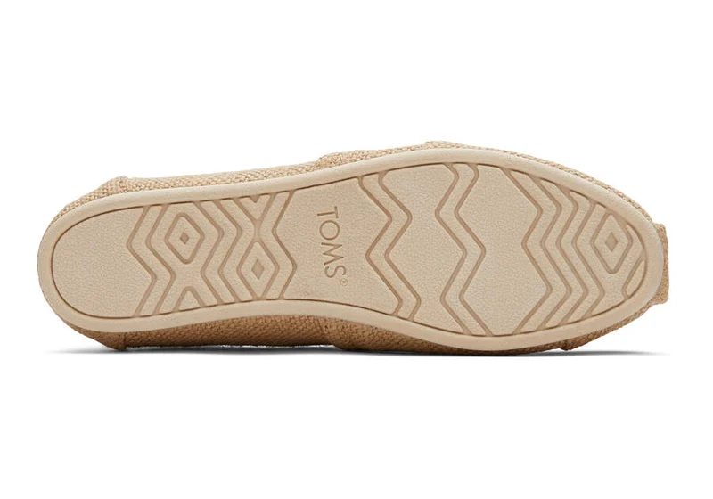 TOMS Damen-Alpargata-Espadrille aus Sackleinen – natürliches Sackleinen