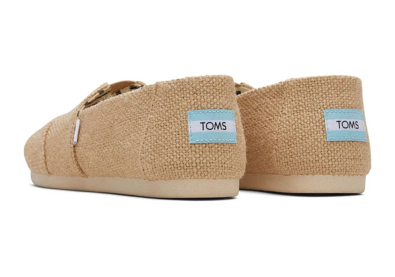 TOMS Damen-Alpargata-Espadrille aus Sackleinen – natürliches Sackleinen