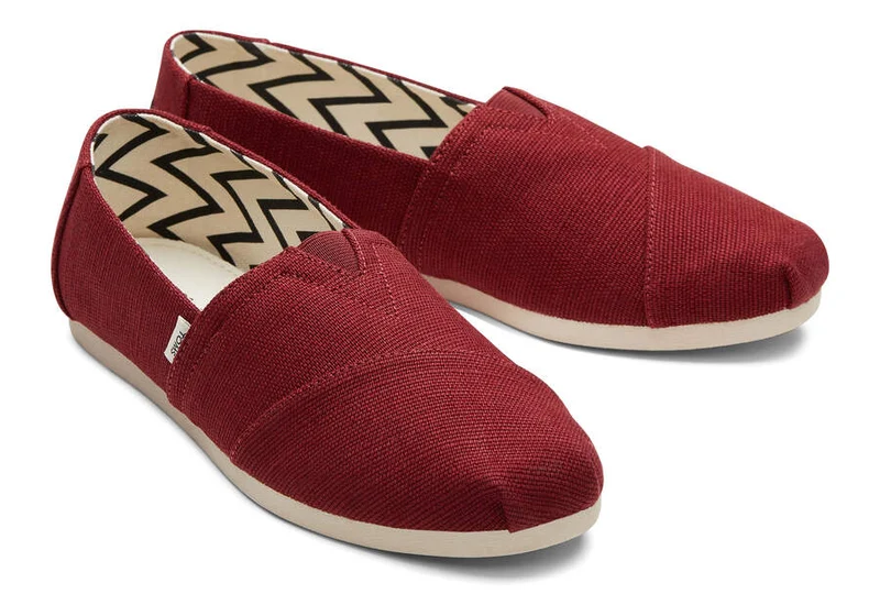 TOMS Damen Heritage Alpargata Espadrille – Kirschrot