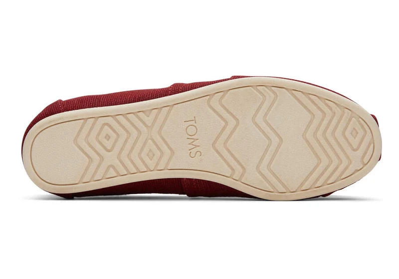 TOMS Damen Heritage Alpargata Espadrille – Kirschrot