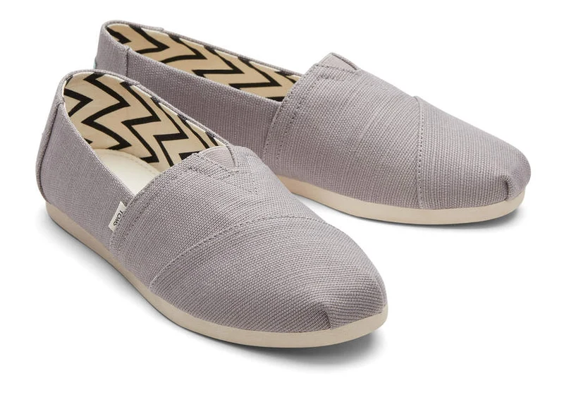 TOMS Damen Heritage Alpargata Espadrille – Morning Dove Grey
