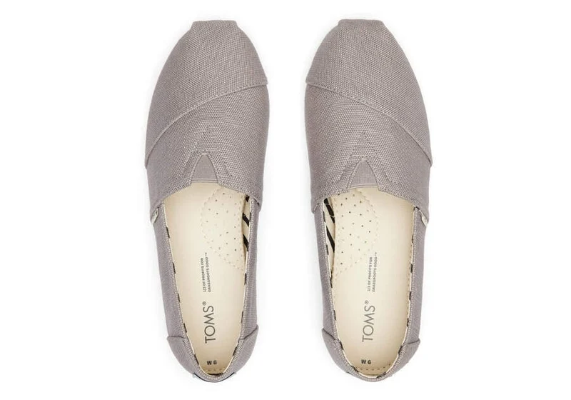 TOMS Damen Heritage Alpargata Espadrille – Morning Dove Grey