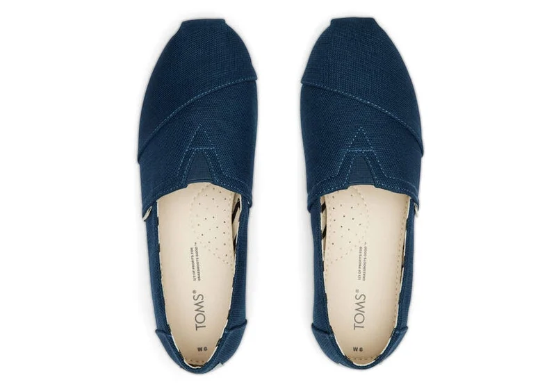 TOMS Damen Heritage Alpargata Espadrille – Majolikablau