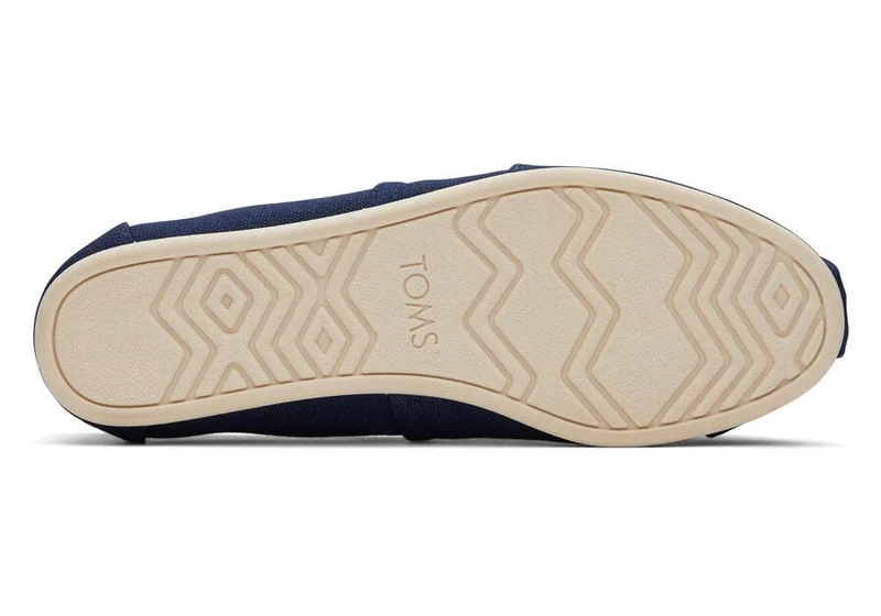 TOMS Alpargata Espadrille aus recycelter Baumwolle für Damen – Marineblau