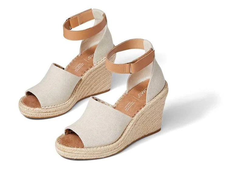 TOMS Damen Marisol Keilsandale – Natur