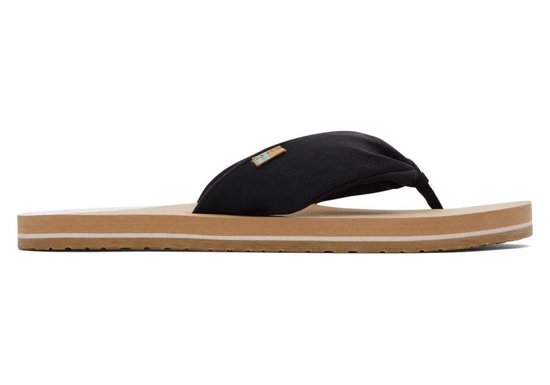 TOMS Damen Piper Repreve Flip Flop Sandale - Schwarz