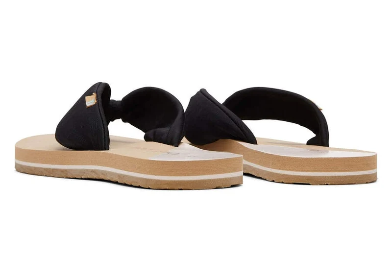 TOMS Damen Piper Repreve Flip Flop Sandale - Schwarz