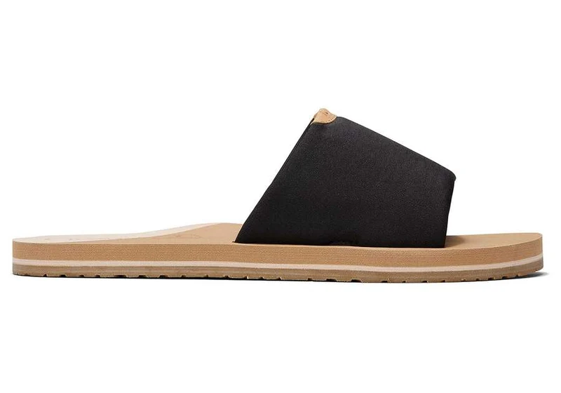 TOMS Damen Carly Repreve Sandale – Schwarz