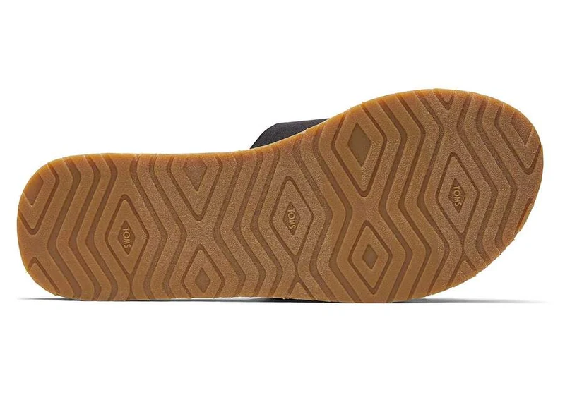 TOMS Damen Carly Repreve Sandale – Schwarz