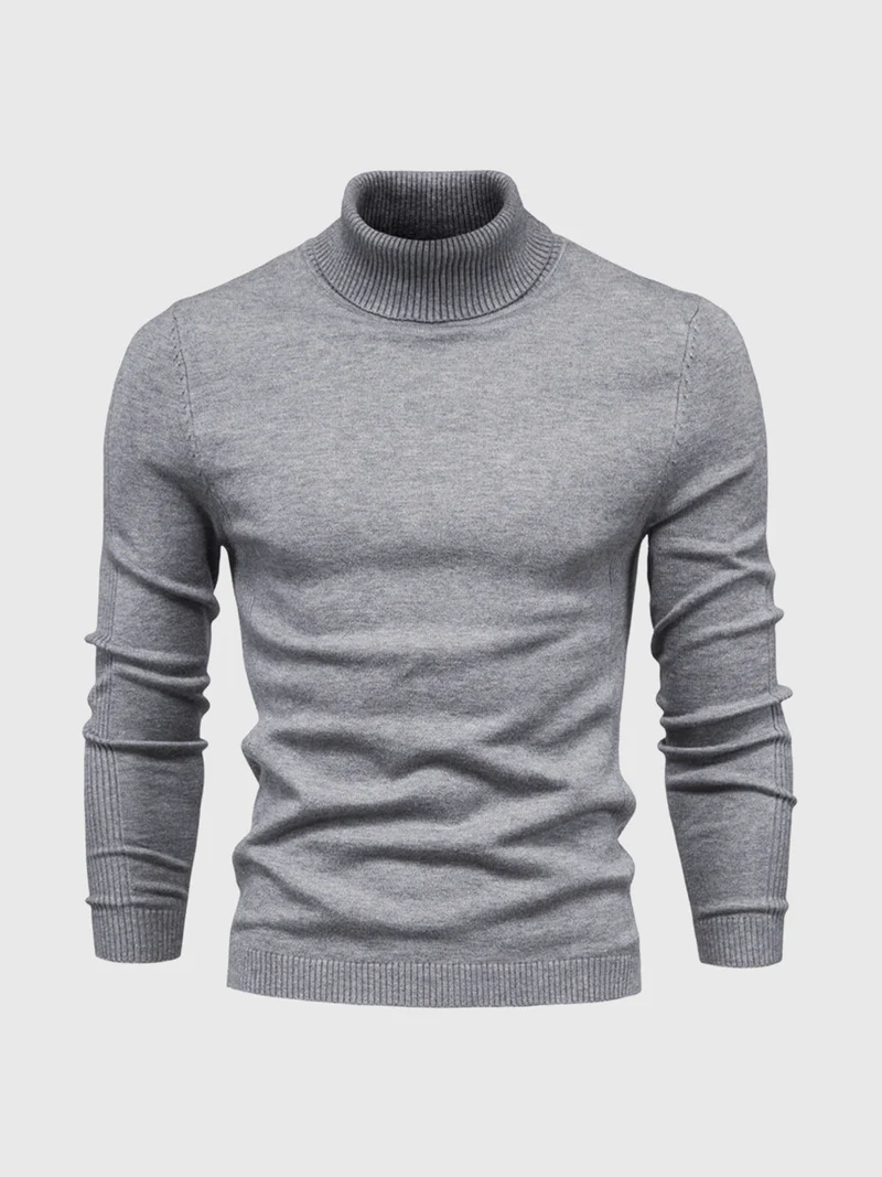 Schmal Geschnittener Rollkragenpullover Für Herren - Dario
