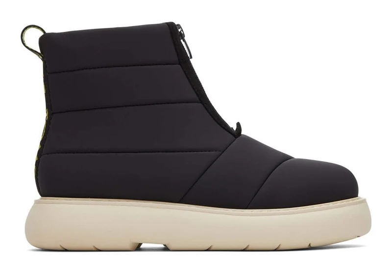 TOMS Alpargata Mallow Puffer-Stiefel für Damen – Schwarz