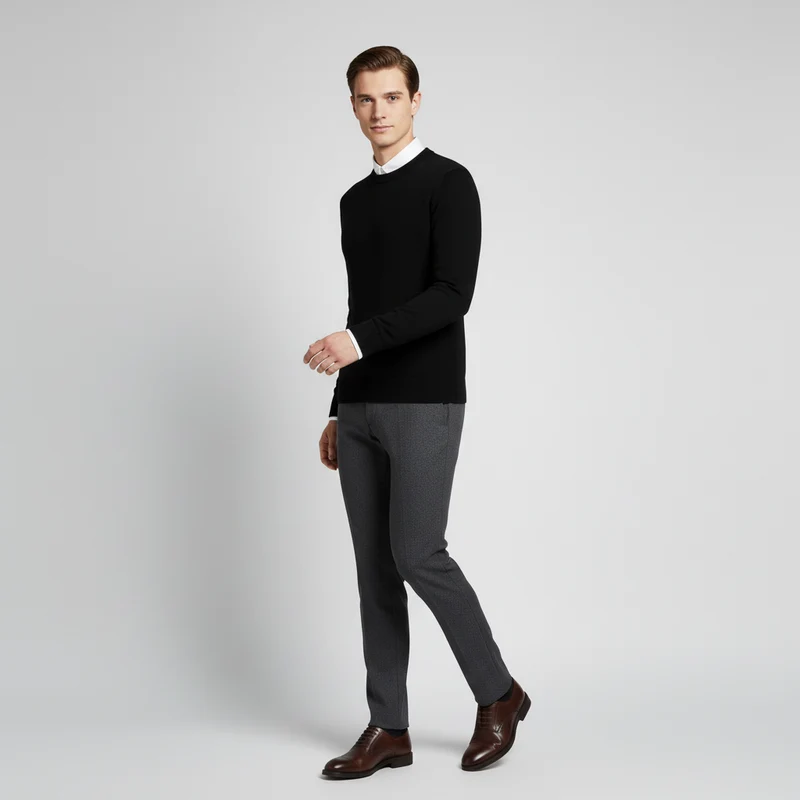 Rundhals-Pullover Für Herren - Francesco