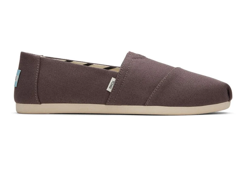 TOMS Alpargata Espadrille aus recycelter Baumwolle für Damen – Grau
