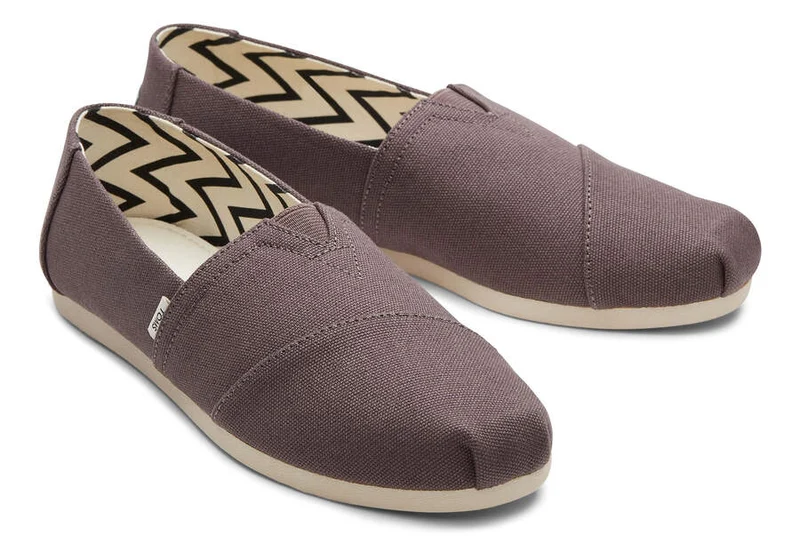 TOMS Alpargata Espadrille aus recycelter Baumwolle für Damen – Grau