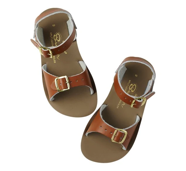 Salt Water Sandals Kinder-Surfer-Sandale – Hellbraun