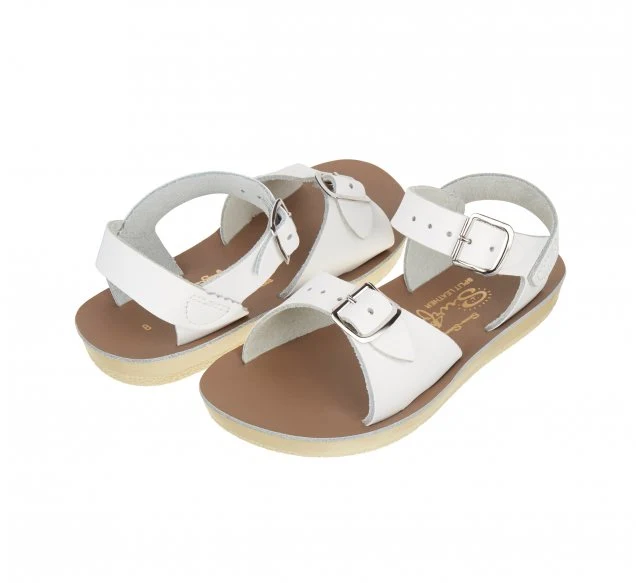 Salt Water Sandals Kinder-Surfer-Sandale – Weiß
