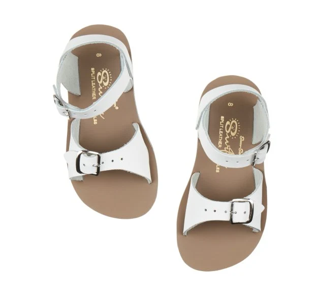 Salt Water Sandals Kinder-Surfer-Sandale – Weiß