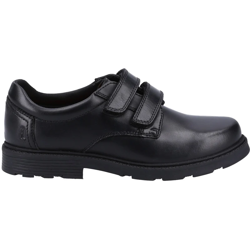 Hush Puppies Schulschuhe Logan aus Leder für Jungen – Schwarz