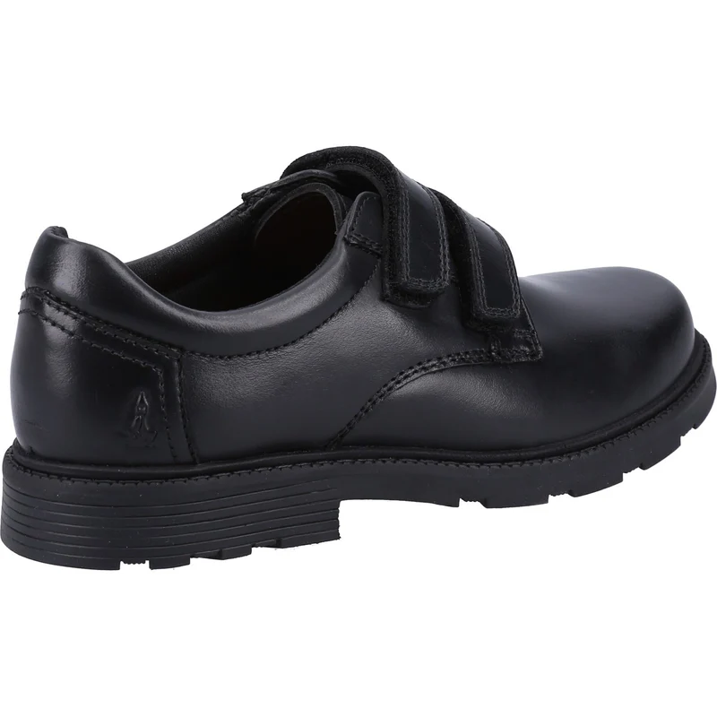 Hush Puppies Schulschuhe Logan aus Leder für Jungen – Schwarz
