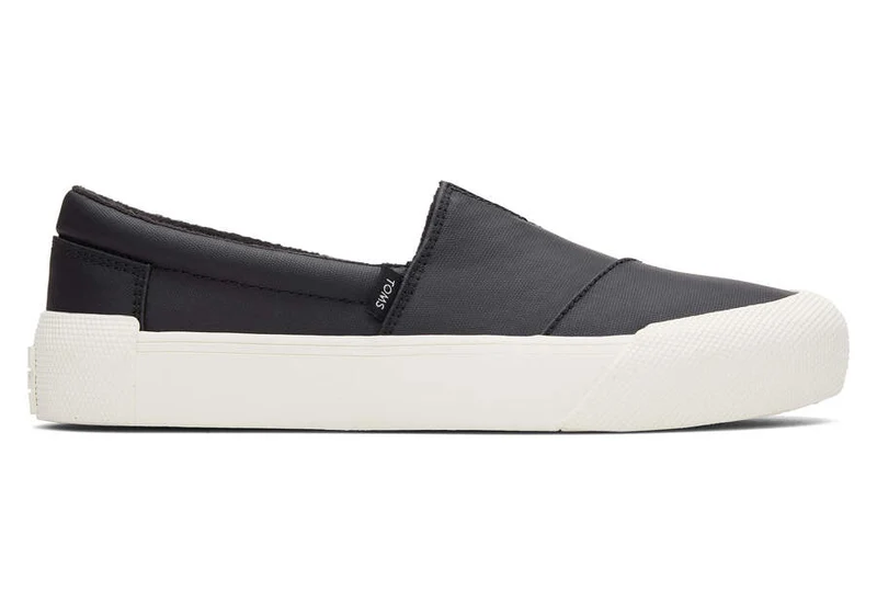TOMS Damen Alpargata Fenix ​​Slip-On-Trainer – Schwarz Matt