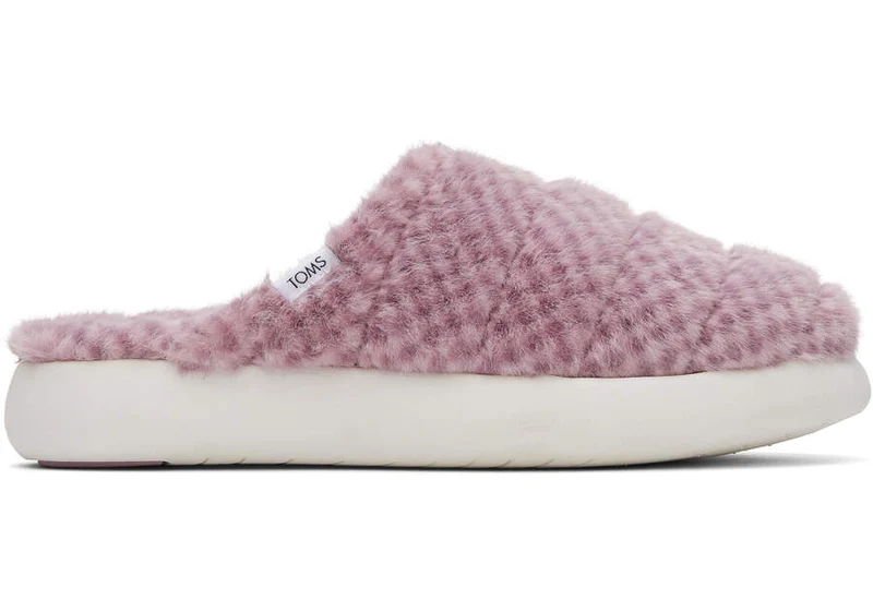 TOMS Damen Mallow Mule – Rosa Mohair