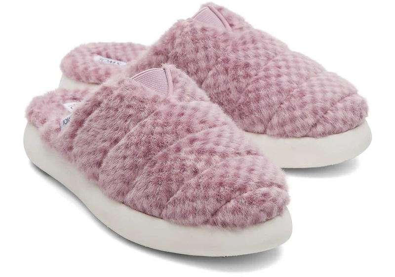 TOMS Damen Mallow Mule – Rosa Mohair
