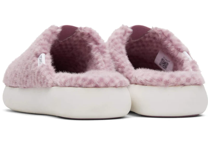 TOMS Damen Mallow Mule – Rosa Mohair