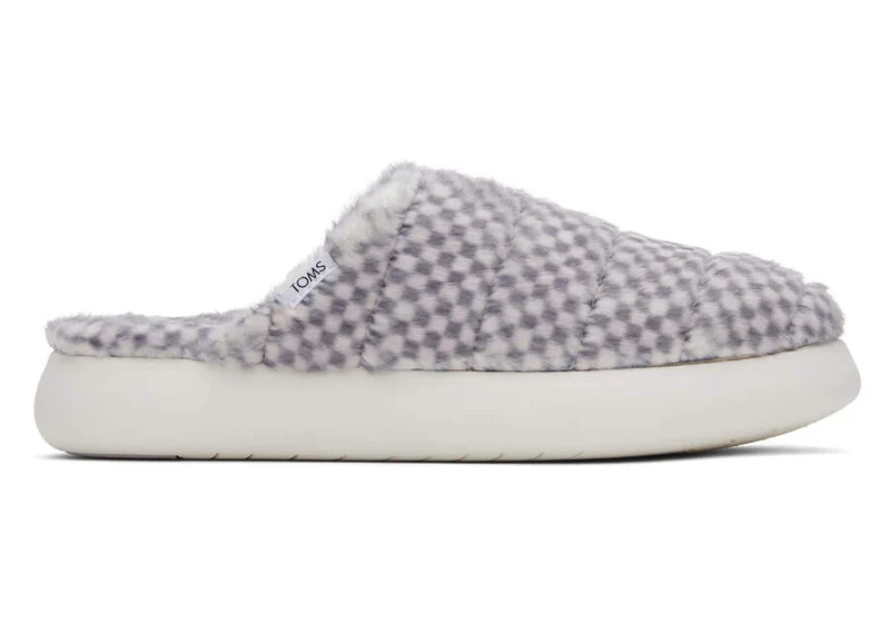 TOMS Damen Mallow Mule – Graues Mohair