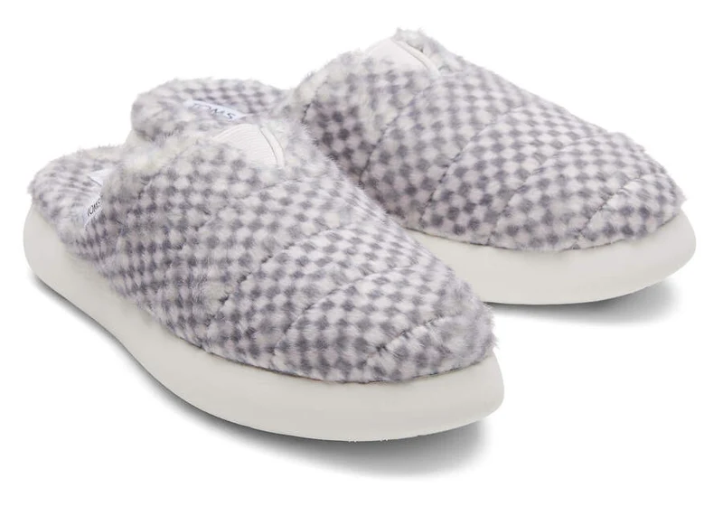 TOMS Damen Mallow Mule – Graues Mohair