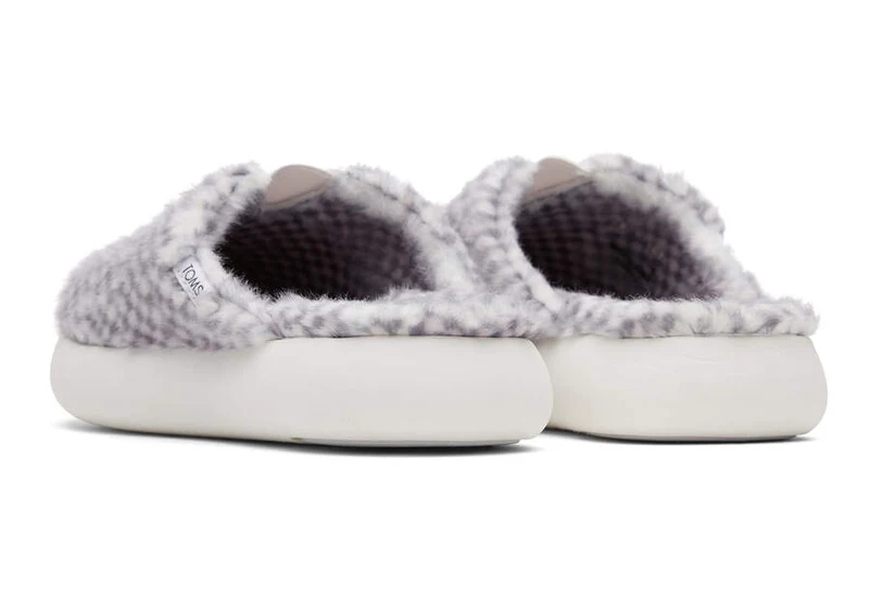 TOMS Damen Mallow Mule – Graues Mohair