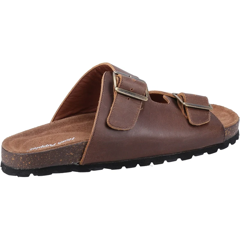 Hush Puppies Herren Nash Ledersandalen – Braun