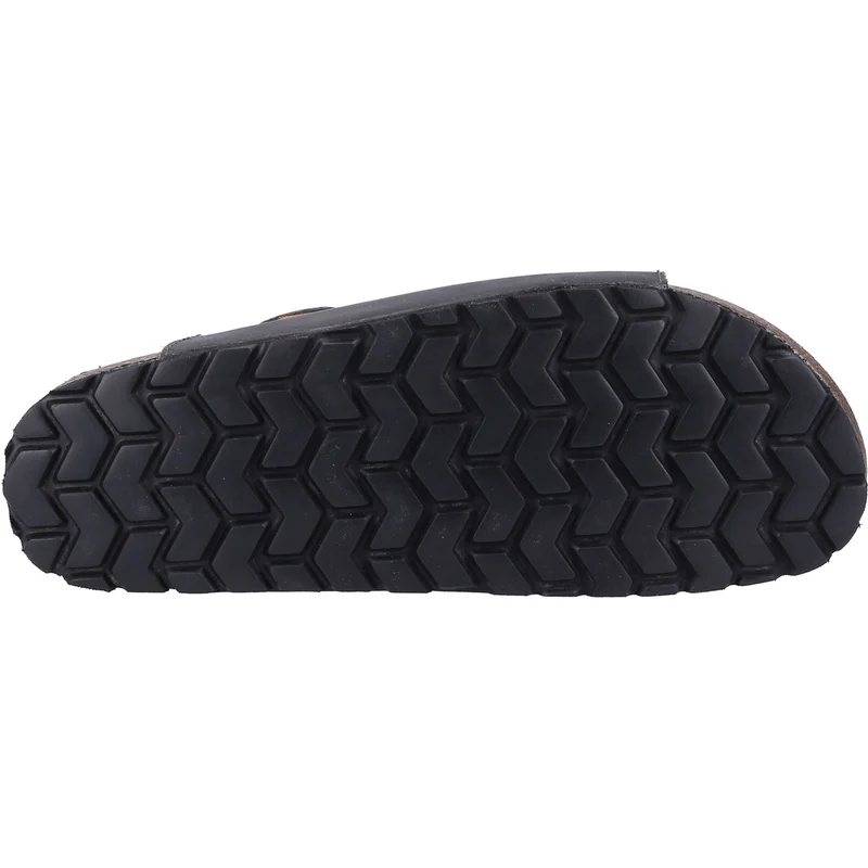 Hush Puppies Herren Nash Ledersandalen - Schwarz