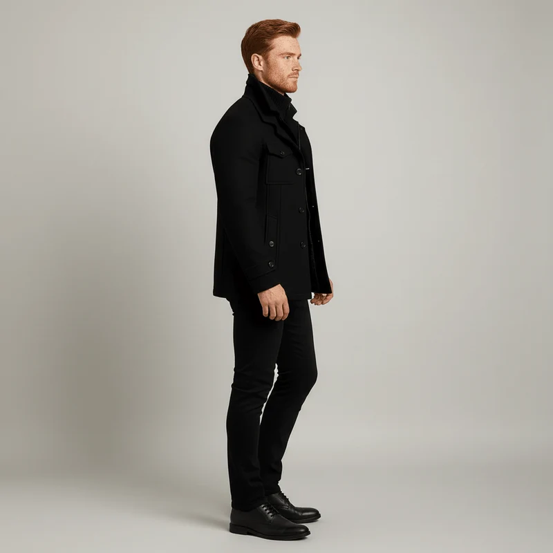 Schmal Geschnittener Mantel - Santino