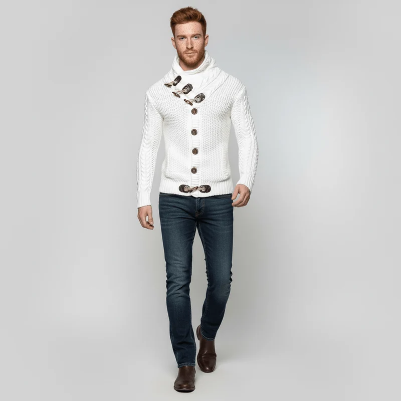 Lässiger Grobstrick-Cardigan - Ferdinand