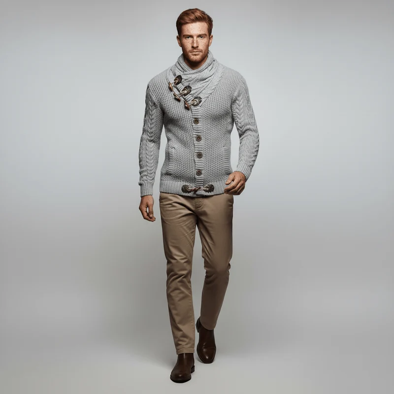 Lässiger Grobstrick-Cardigan - Ferdinand