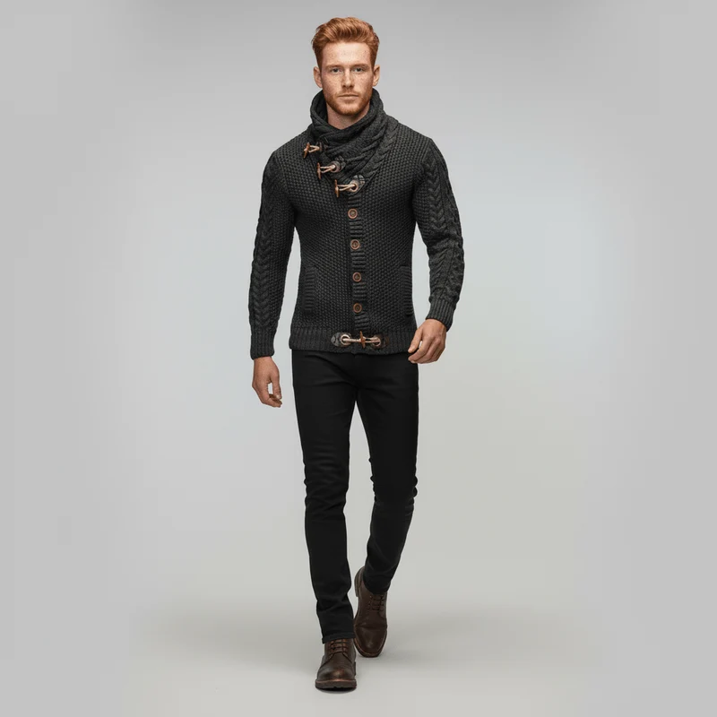 Lässiger Grobstrick-Cardigan - Ferdinand