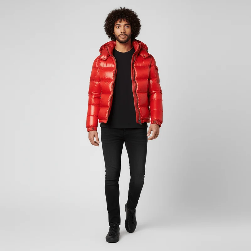Steppjacke Mit Glanzoberfläche - Mick