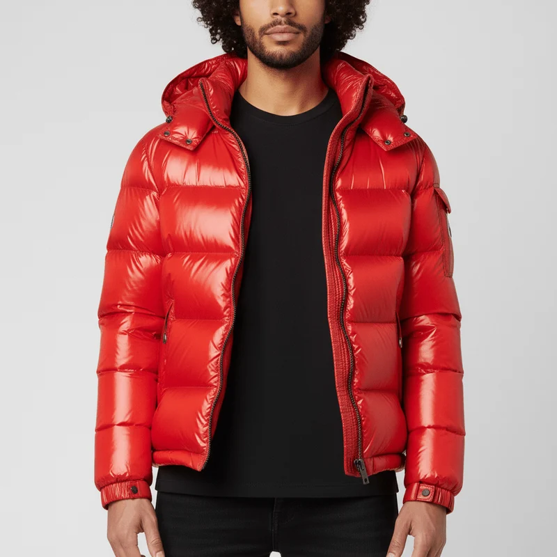 Steppjacke Mit Glanzoberfläche - Mick