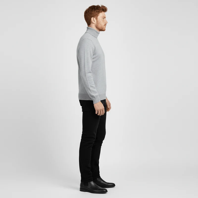 Slim-Fit-Rollkragenpullover - Friedrich
