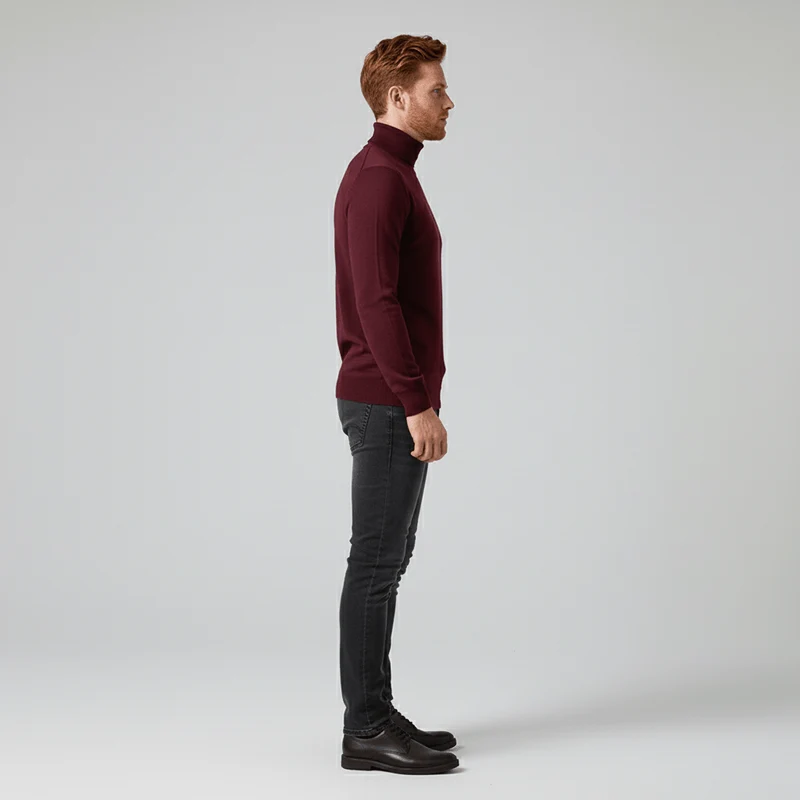 Slim-Fit-Rollkragenpullover - Friedrich