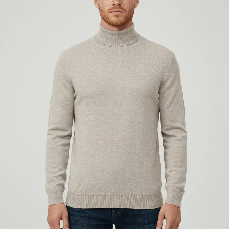 Slim-Fit-Rollkragenpullover - Friedrich