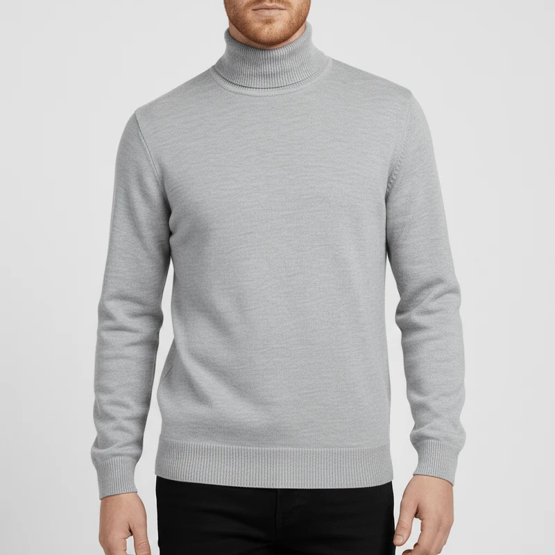 Slim-Fit-Rollkragenpullover - Friedrich