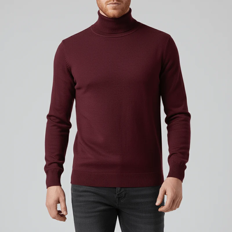 Slim-Fit-Rollkragenpullover - Friedrich