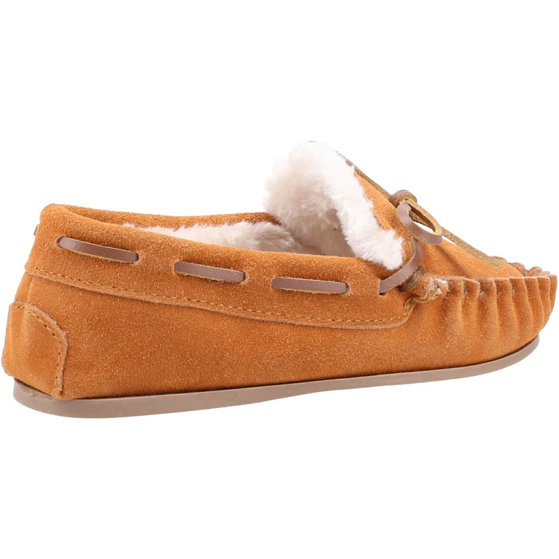Hush Puppies Addison-Hausschuhe für Kinder – Hellbraun