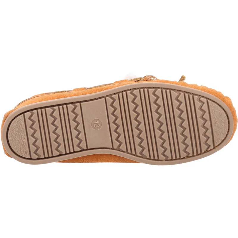 Hush Puppies Addison-Hausschuhe für Kinder – Hellbraun