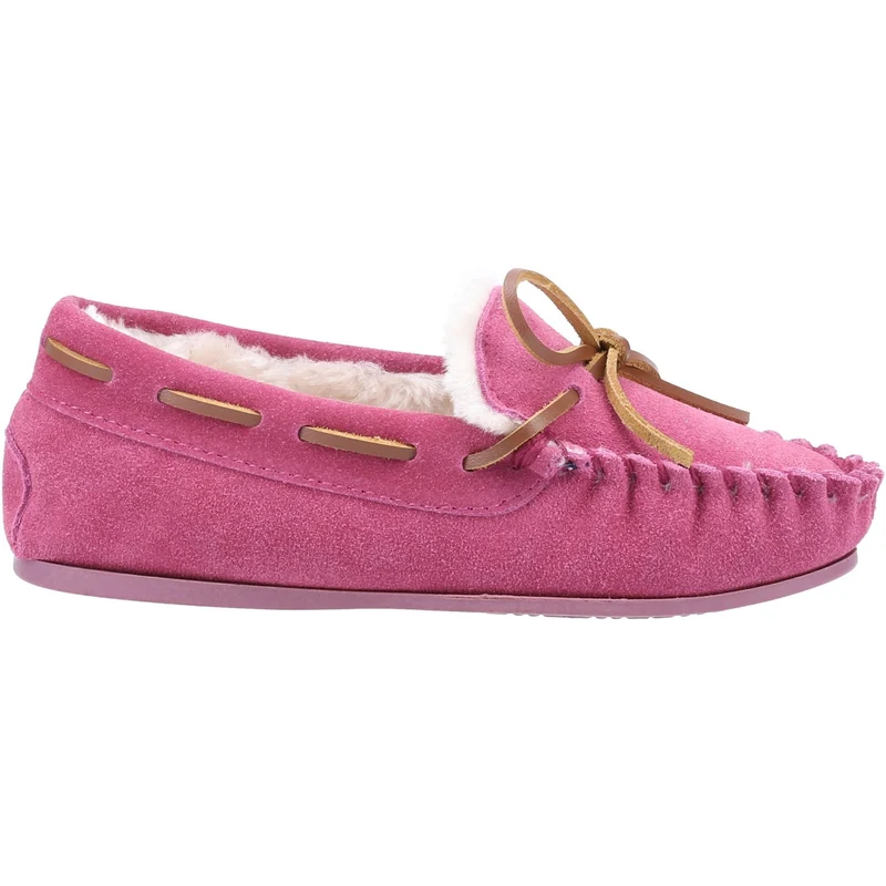Hush Puppies Addison-Hausschuhe für Kinder – Rosa