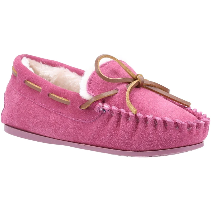 Hush Puppies Addison-Hausschuhe für Kinder – Rosa
