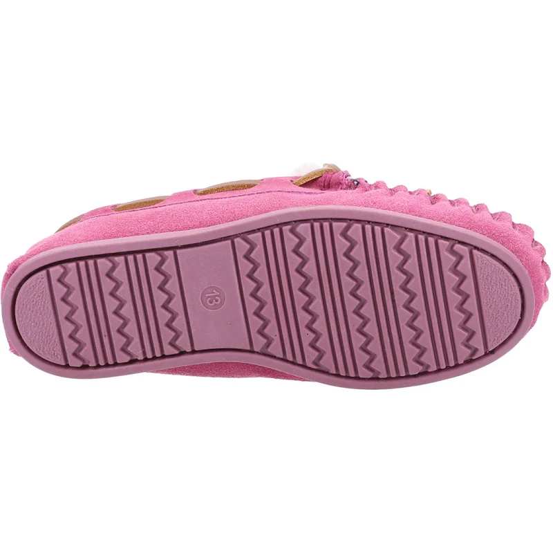 Hush Puppies Addison-Hausschuhe für Kinder – Rosa