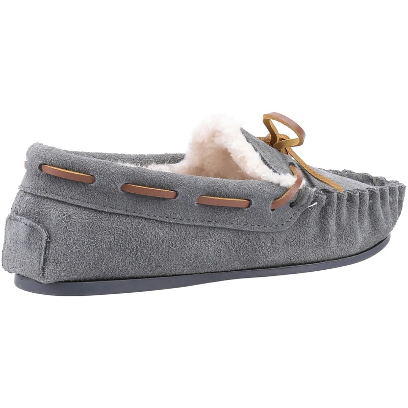 Hush Puppies Addison-Hausschuhe für Kinder – Grau