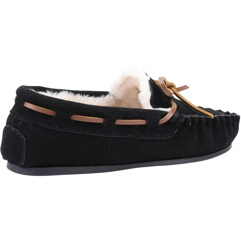 Hush Puppies Addison-Hausschuhe für Kinder – Schwarz
